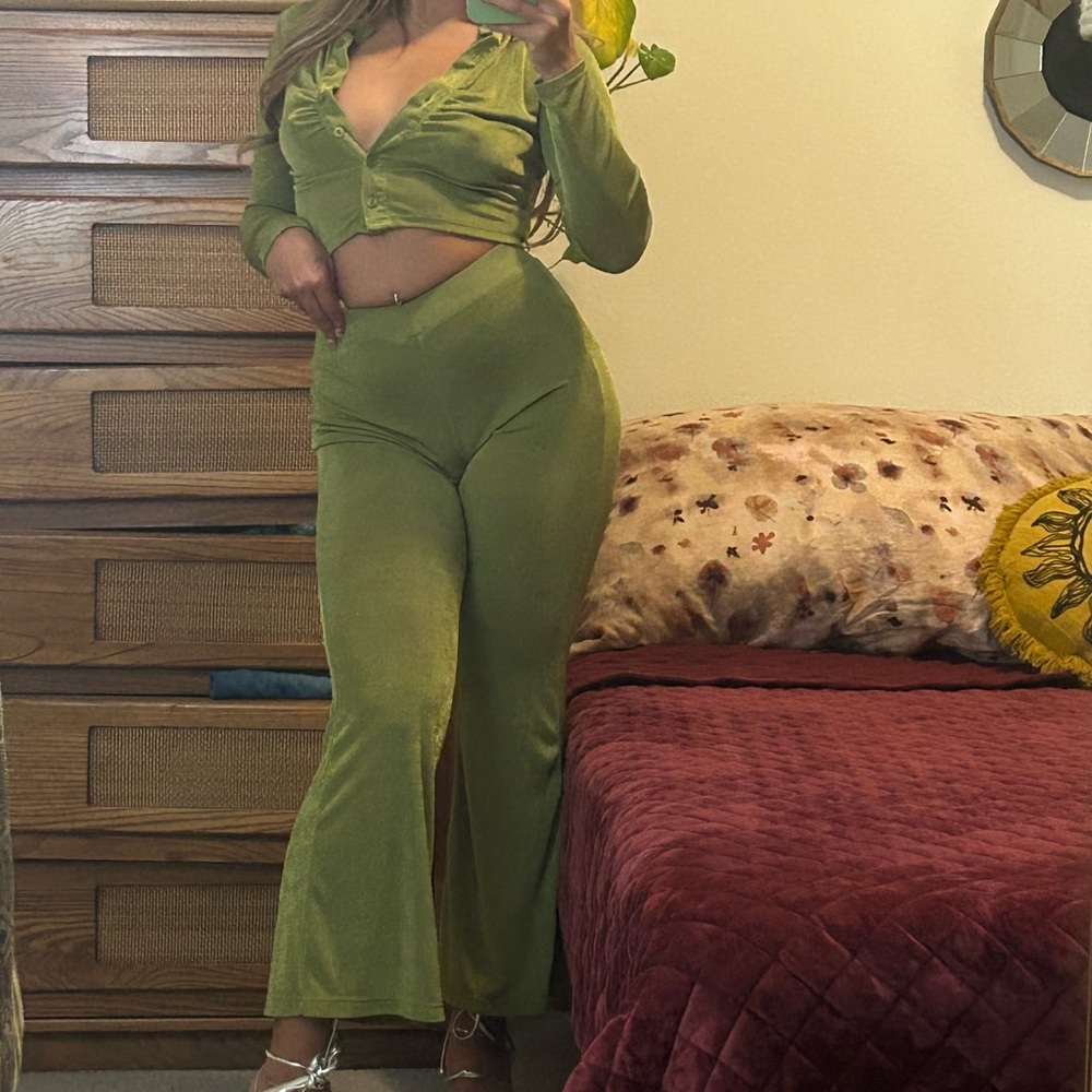 Lime Green Women's Jumpsuit